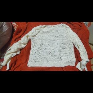 Rewind White sweater